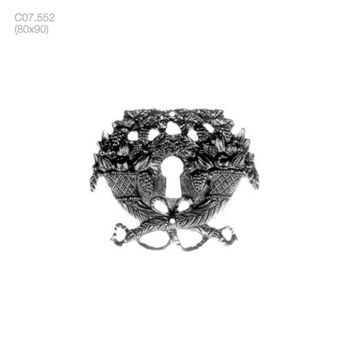 ameublement style empire entrées de clefs (c07.552) - brass quincaillerie