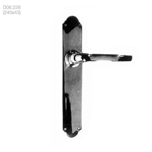 poignées de porte béquilles de portes sur plaque (d06.228) - brass quincaillerie