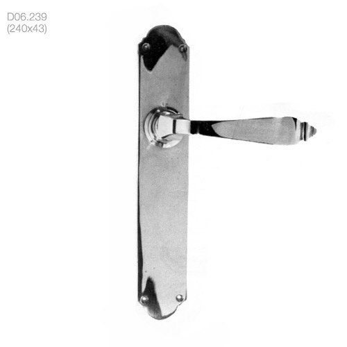 poignées de porte béquilles de portes sur plaque (d06.239) - brass quincaillerie