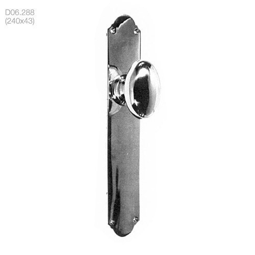 poignées de porte boutons de portes sur plaque (d06.288) - brass quincaillerie