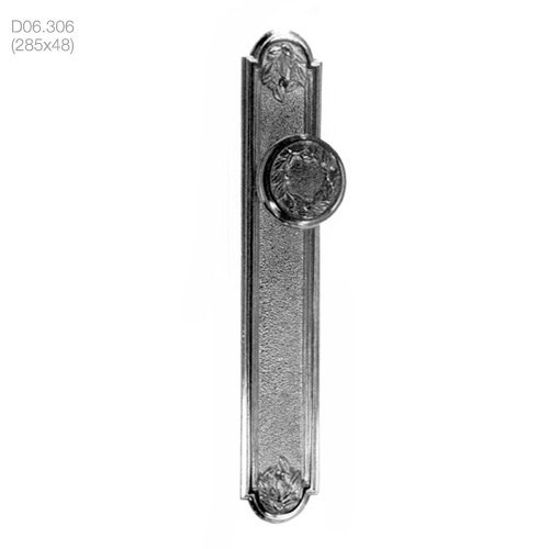 poignées de porte boutons de portes sur plaque (d06.306) - brass quincaillerie