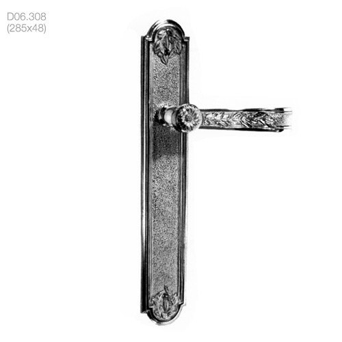 poignées de porte béquilles de portes sur plaque (d06.308) - brass quincaillerie