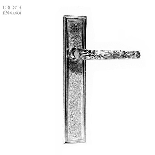 poignées de porte béquilles de portes sur plaque (d06.319) - brass quincaillerie
