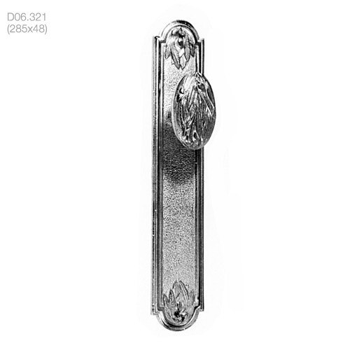 poignées de porte boutons de portes sur plaque (d06.321) - brass quincaillerie