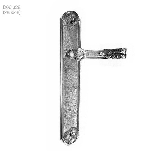 poignées de porte béquilles de portes sur plaque (d06.328) - brass quincaillerie