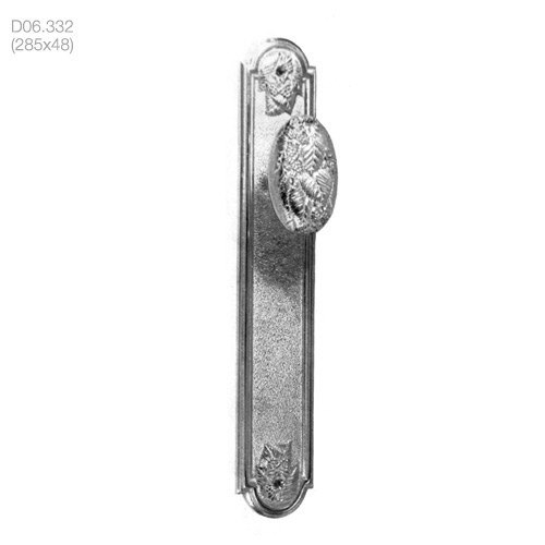 poignées de porte boutons de portes sur plaque (d06.332) - brass quincaillerie