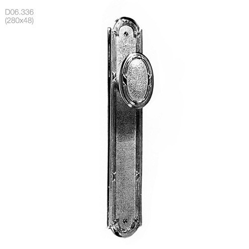 poignées de porte boutons de portes sur plaque (d06.336) - brass quincaillerie