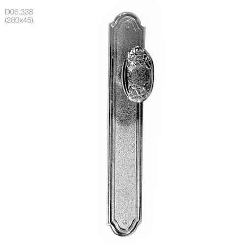 poignées de porte boutons de portes sur plaque (d06.338) - brass quincaillerie