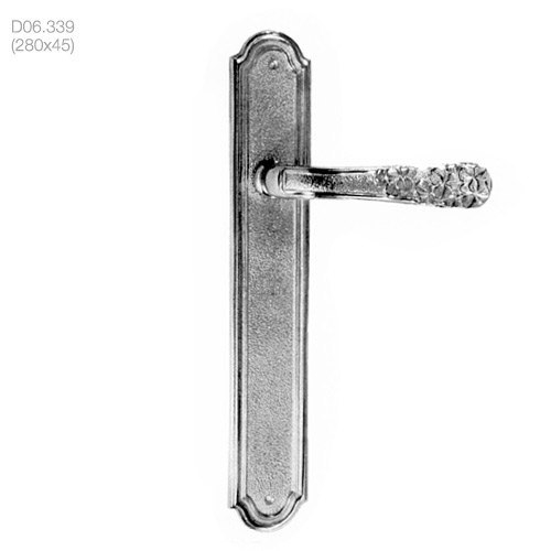 poignées de porte béquilles de portes sur plaque (d06.339) - brass quincaillerie