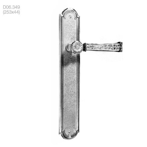 poignées de porte béquilles de portes sur plaque (d06.349) - brass quincaillerie
