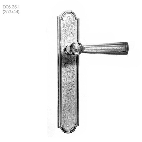 poignées de porte béquilles de portes sur plaque (d06.351) - brass quincaillerie