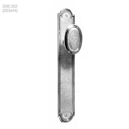 poignées de porte boutons de portes sur plaque (d06.352) - brass quincaillerie