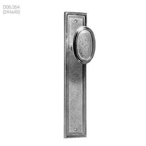poignées de porte boutons de portes sur plaque (d06.354) - brass quincaillerie