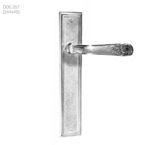 poignées de porte béquilles de portes sur plaque (d06.357) - brass quincaillerie