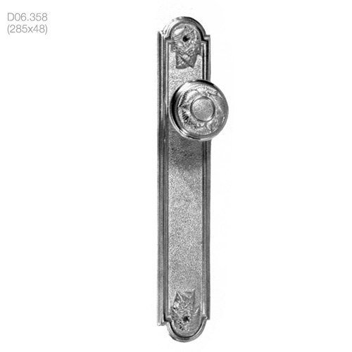 poignées de porte boutons de portes sur plaque (d06.358) - brass quincaillerie