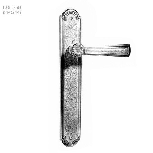 poignées de porte béquilles de portes sur plaque (d06.359) - brass quincaillerie