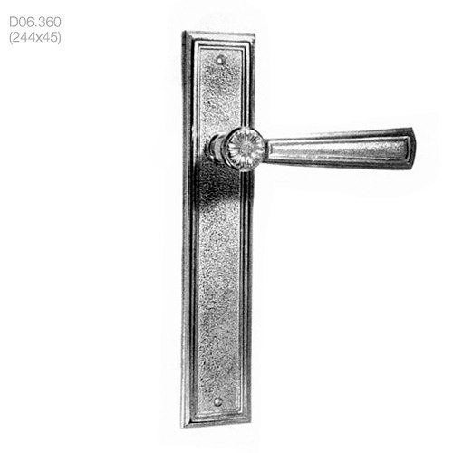 poignées de porte béquilles de portes sur plaque (d06.360) - brass quincaillerie