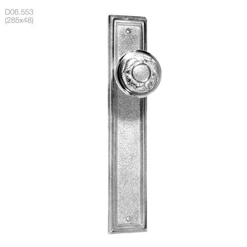 poignées de porte boutons de portes sur plaque (d06.553) - brass quincaillerie
