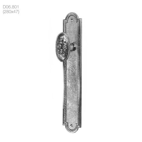 poignées de porte boutons de portes sur plaque (d06.801) - brass quincaillerie