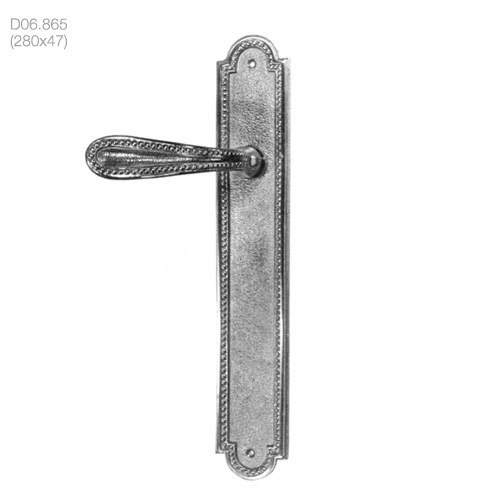 poignées de porte béquilles de portes sur plaque (d06.865) - brass quincaillerie