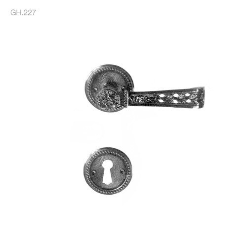 poignées de porte béquilles de portes sur rosace (gh.227) - brass quincaillerie
