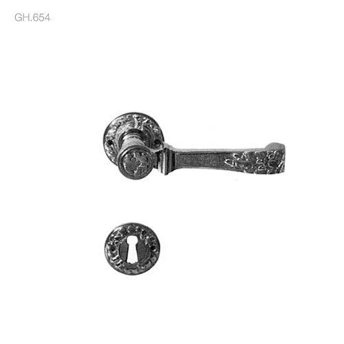 poignées de porte béquilles de portes sur rosace (gh.654) - brass quincaillerie