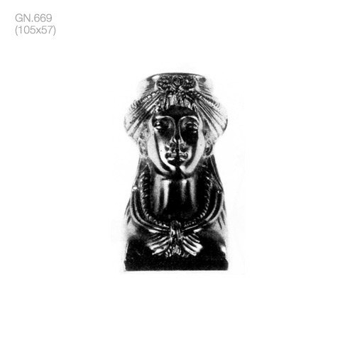 ameublement style empire colonnes, bagues et cariatides (gn.669) - brass quincaillerie